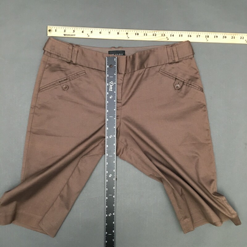 The Limited Cassidy fit, Shorts, Womens, brown size 8 75% cotton, 20% polyester,5% spandex, New With Tags<br />
8oz