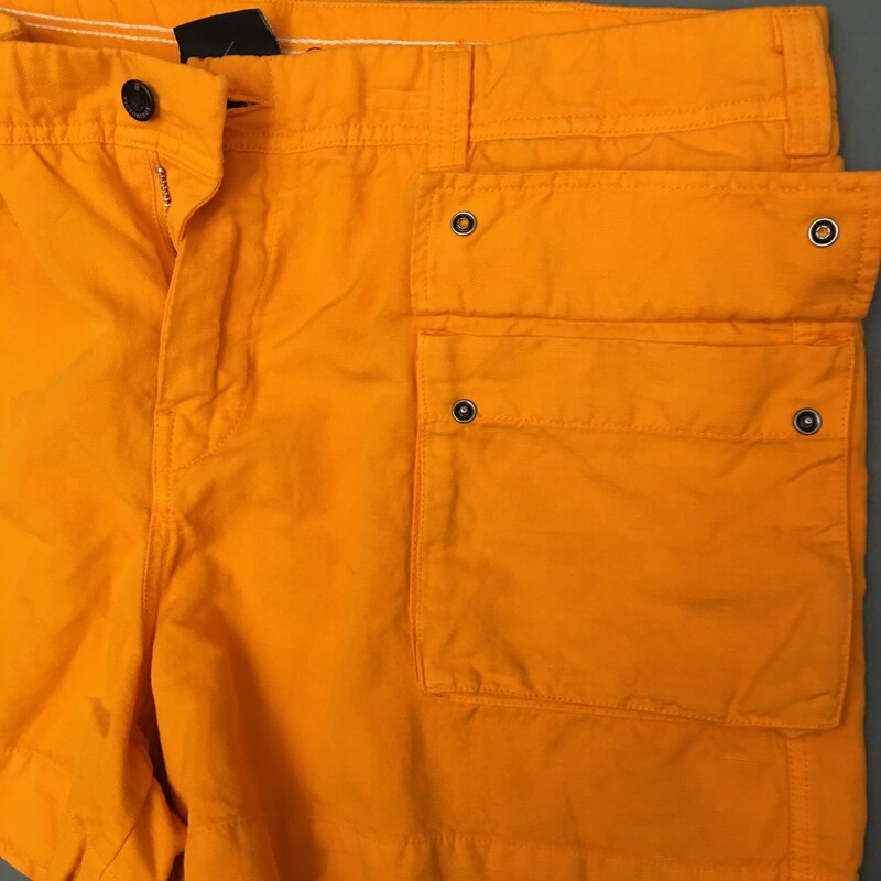 Victorinox Isle Swiss , Orange, Size: 14
Victorinox Isle Swiss Army bright orange shorts. 60% cotton, 40% linen. 2 front flat zip pockets, 2 front snap pockets m button and zip closure, wide waist band, utility snap belt loop, 2 flap snap closure back pockets, New With Tags
12.9 oz