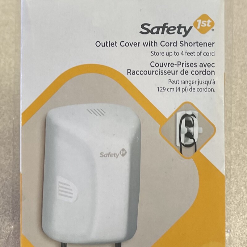 Safety First Outlet Cover, White, Size: NEW