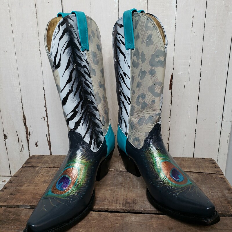 Handpainted Cowboy Boots