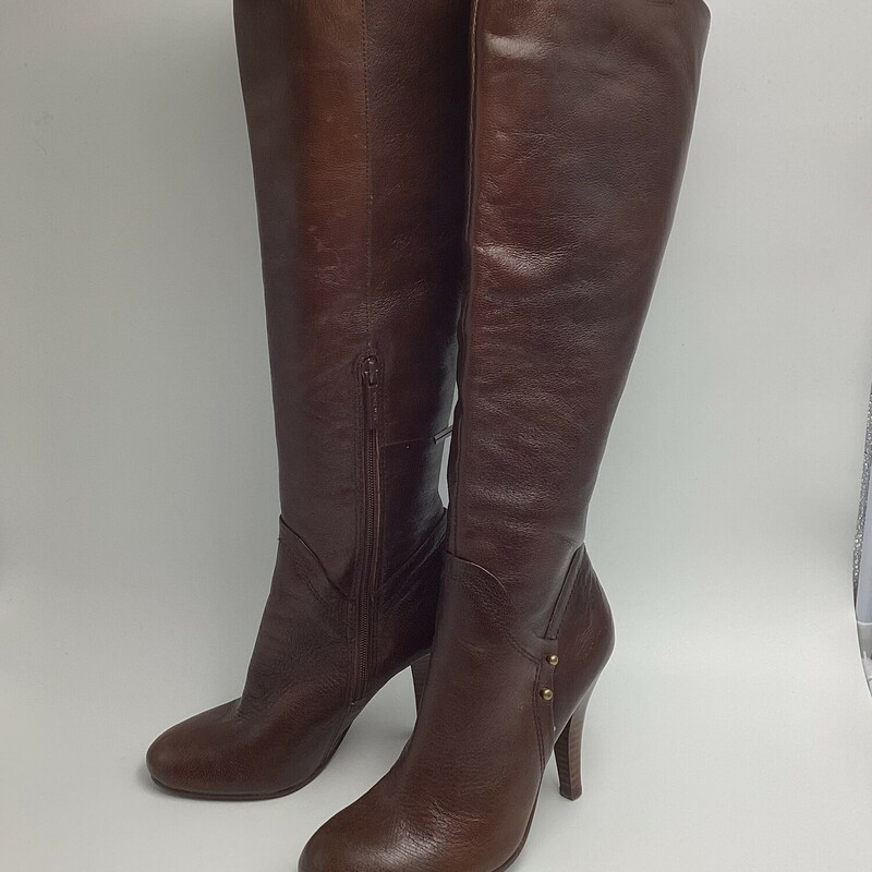Leather High Boots