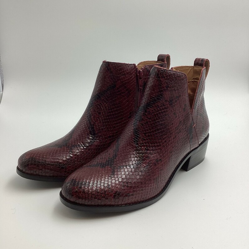 Snake Prt Ankle Boots