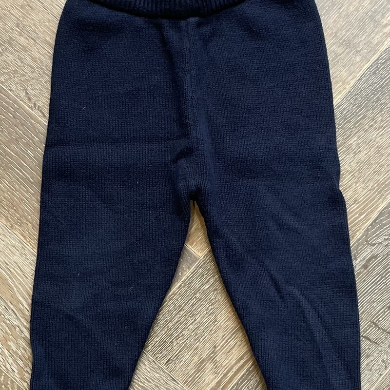 Cotton Knit Pants, Nav Y, Size: 9M