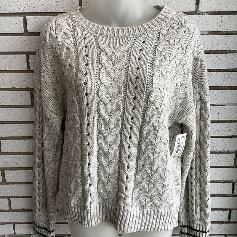 Ls Cable Knit Sweater