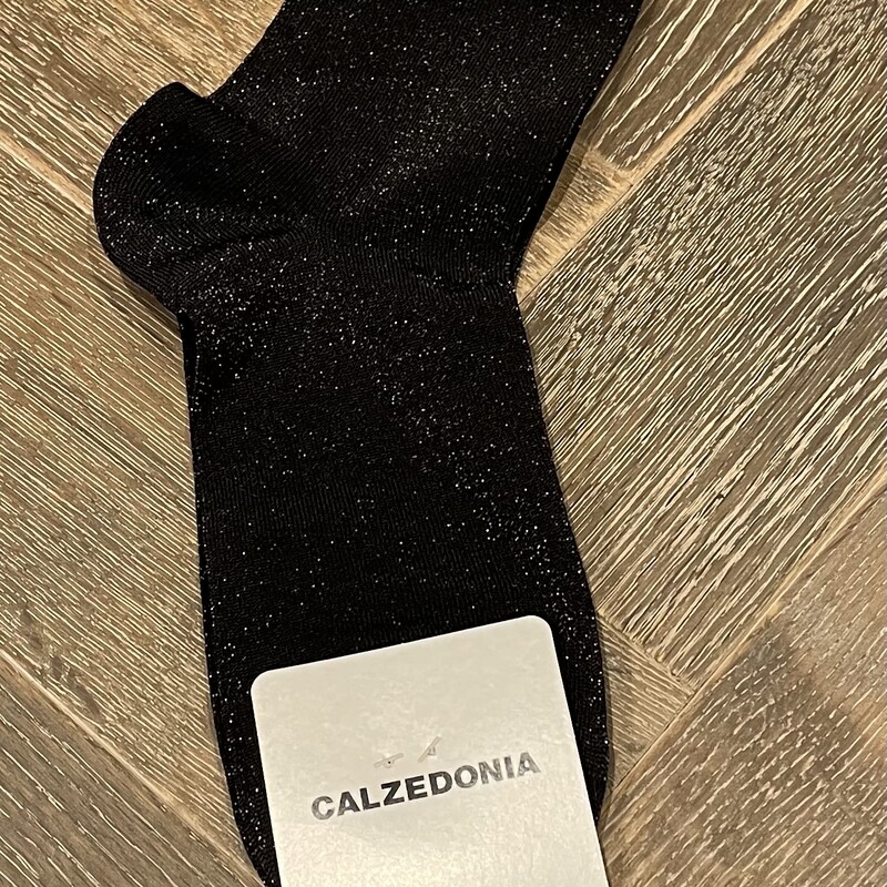 Glitter Socks, Black, Size: One Size
NEW