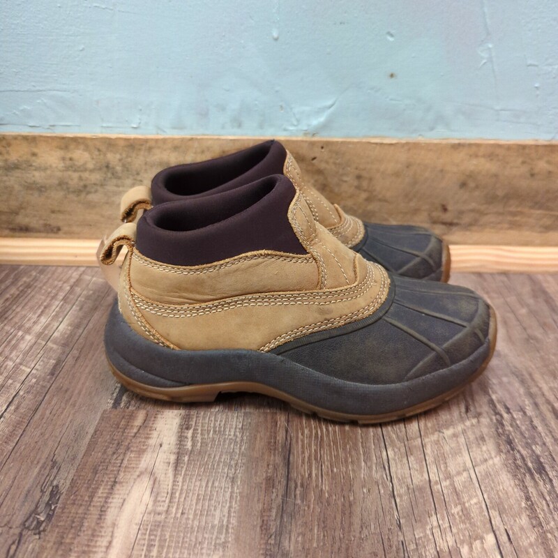 LLBean Waterproof Booties, Tan, Size: Shoes 1