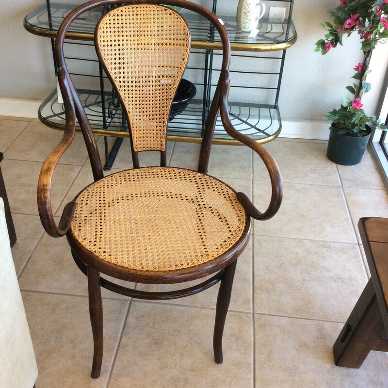 Bentwood chair with cane seat and back.