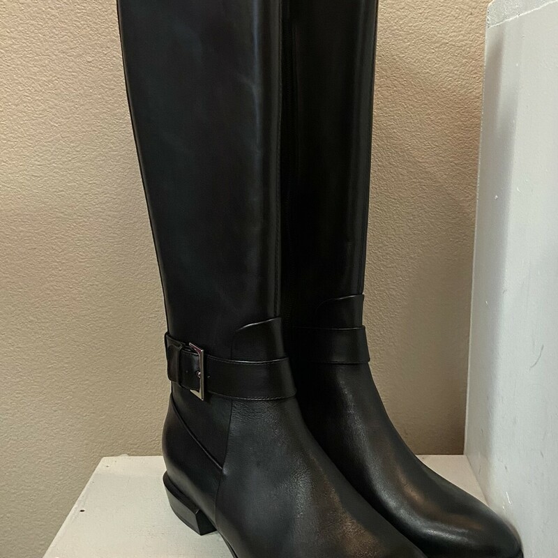 NIB Blk Leather Tall Boot