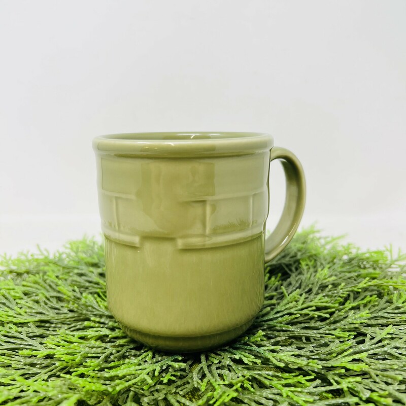 Green Pottery Mug