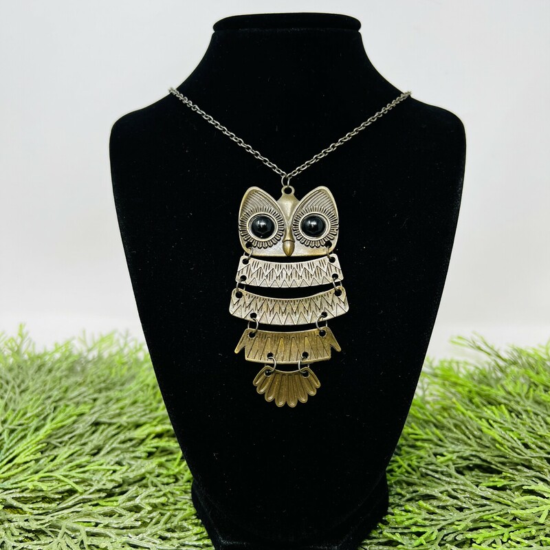 Bronze Owl Necklace
