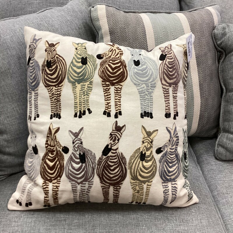 Giraffe Pillow, Multi, Square
16in x 16in