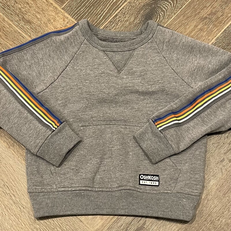 Oshkosh Sweatshirt, Grey, Size: 4Y