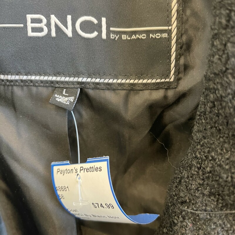BNCI By Blanc Noir, Black, Size: L