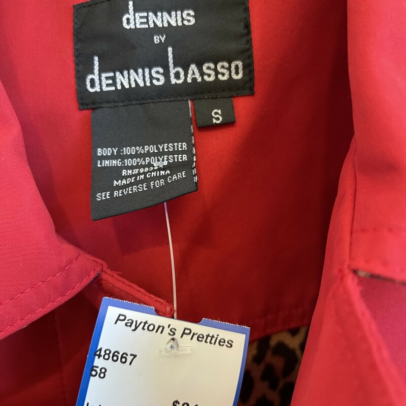 Denis Basso, Red, Size: S