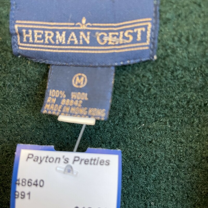 Herman Giest Wool, Green, Size: M