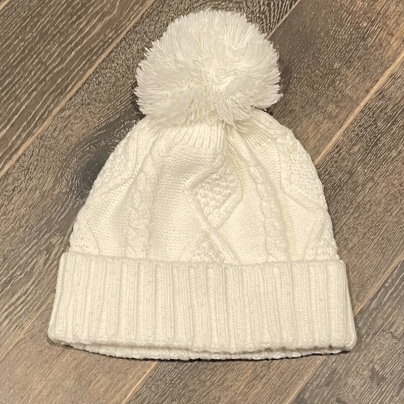 Gap Winter Hat, White, Size: 10Y