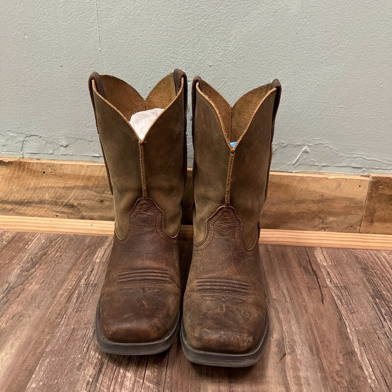 Ariat  Destressed Cowboy Boots, Brown, Size: Shoes 4
