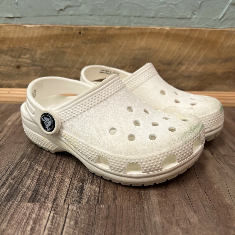 Crocs, White, Size: Shoes 9/Toddler