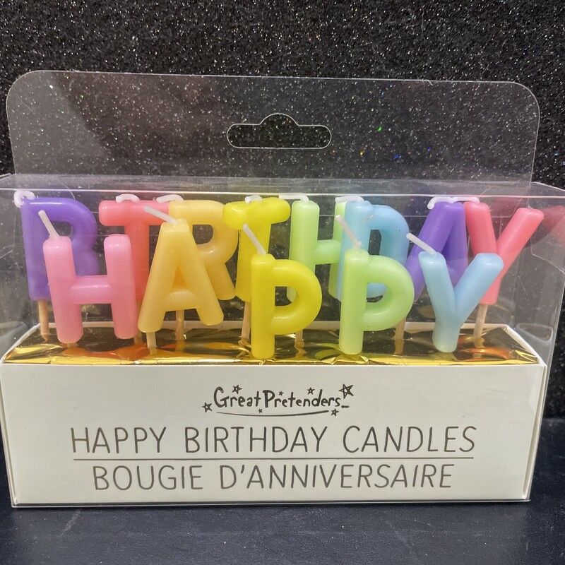 Happy Birthday Candles, Cake, Size: Decor