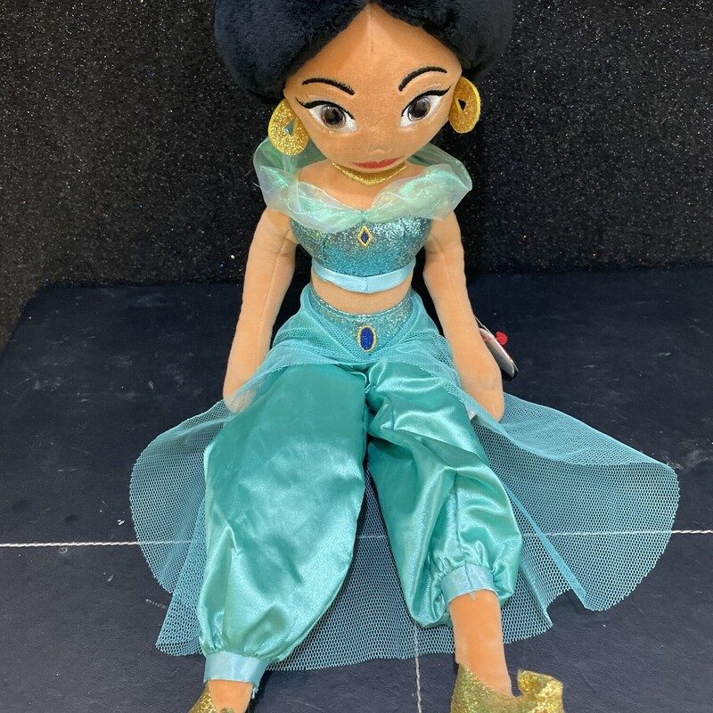 Jasmine Princess Doll, Blue, Size: Plush
