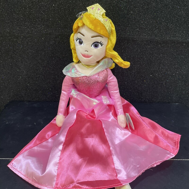 Aurora Princess Doll, Pink, Size: Plush