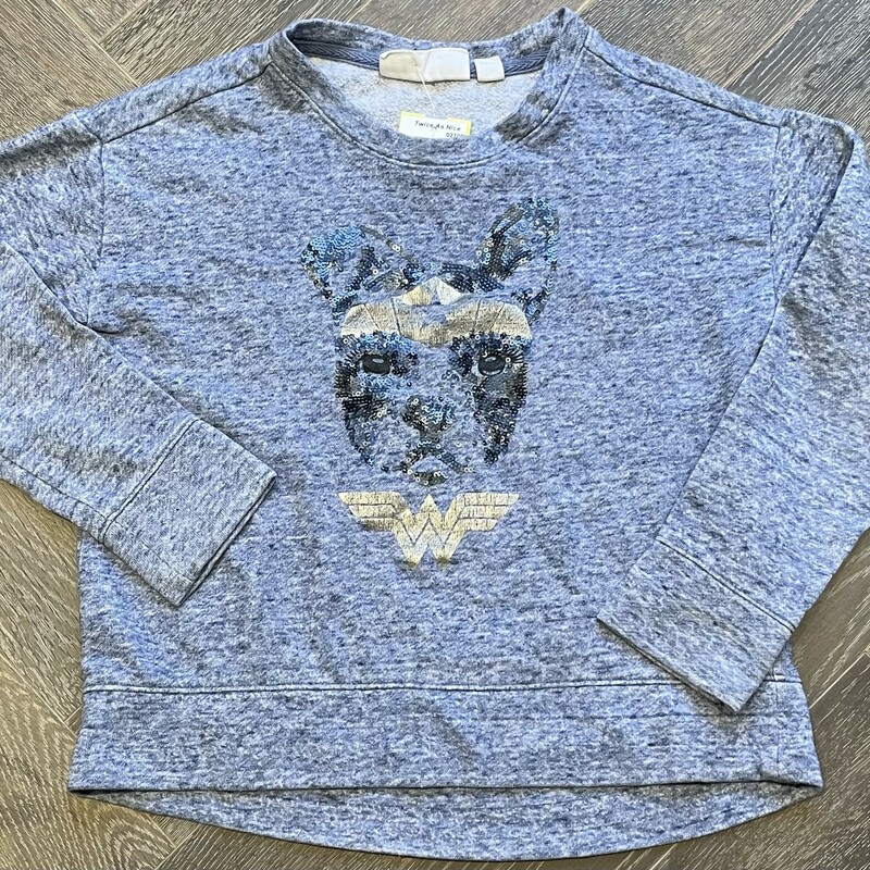 Gap DC Sweatshirt, Blue, Size: 6-7Y