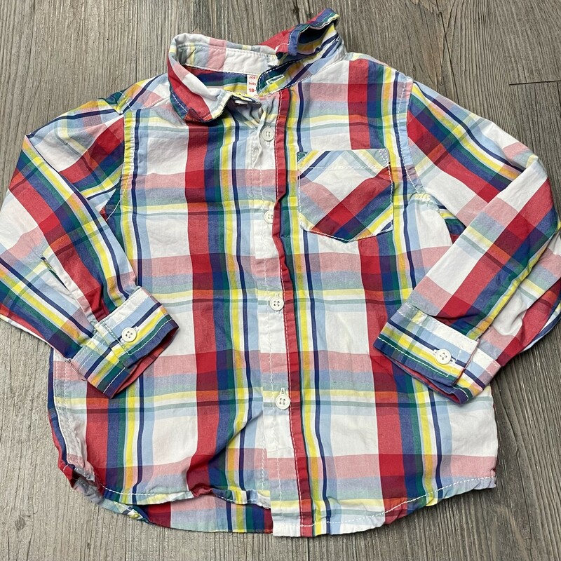 Joe Fresh Shirt, Multi, Size: 18-24M