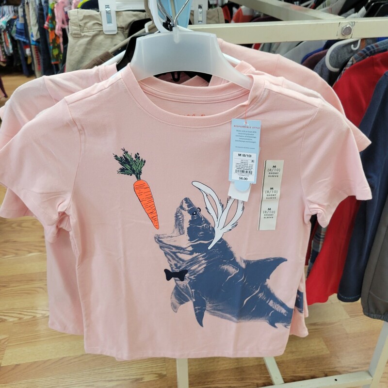 NEW CAT & JACK SHIRT, PINK, Size: 8/10