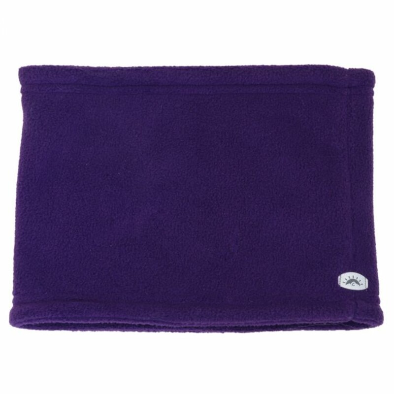 Unisex fleece tube neck warmer with reflective tag.

100% Polyester Double Layer Fleece.