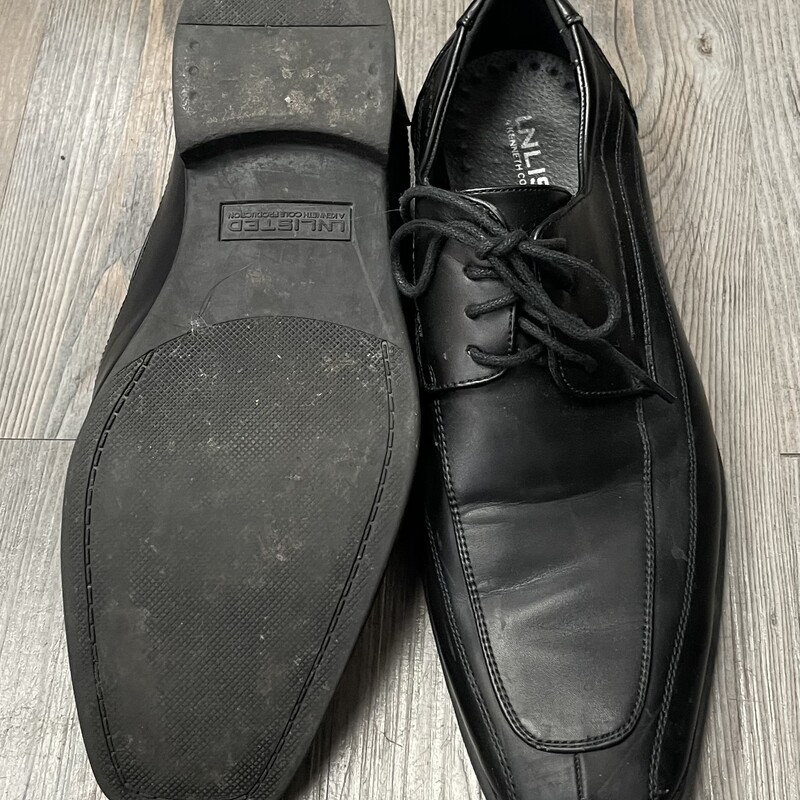 Unlisted Dress Shoe, Black, Size: 7.5 Mens