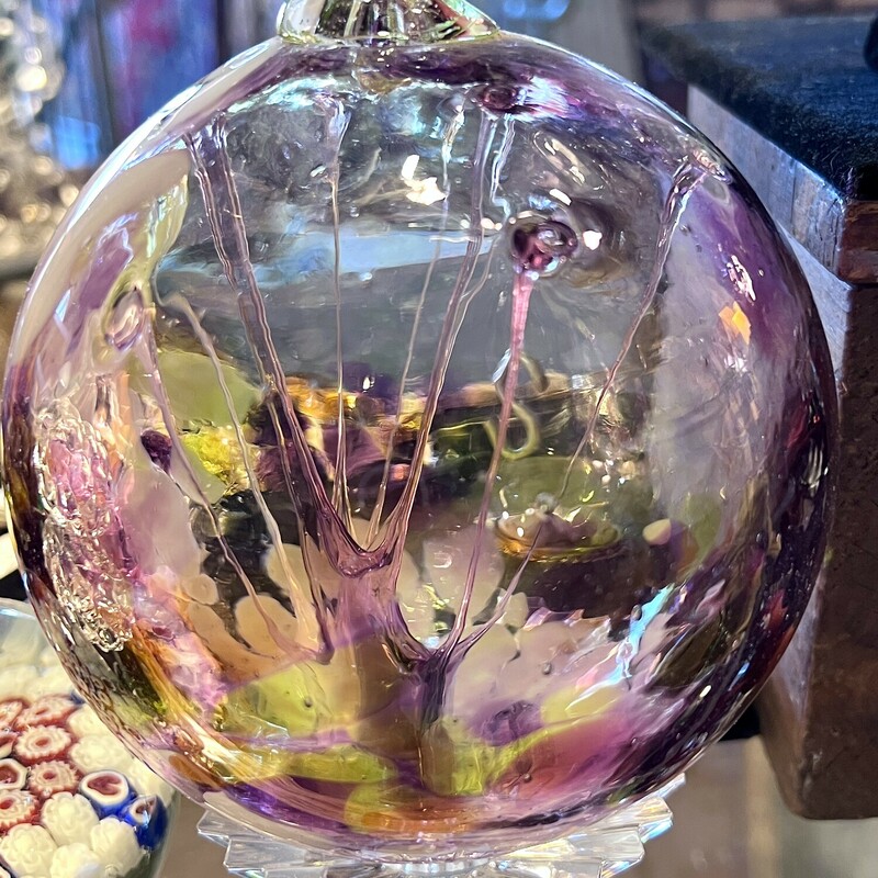 Hand Blown Ornament Tree Of Life,
Size: 5\"
