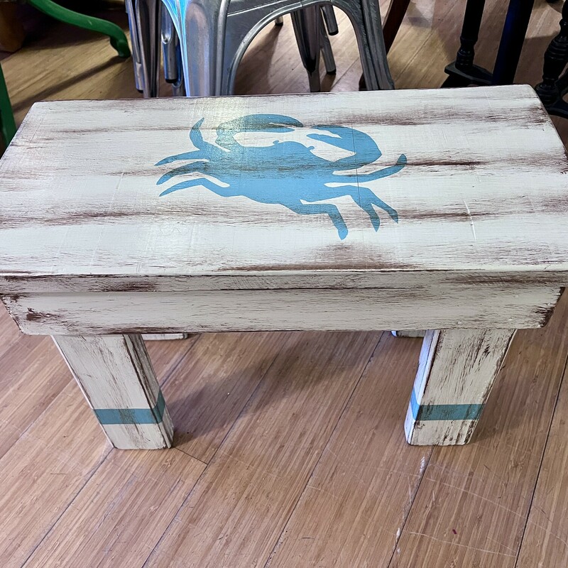 Painted Crab Bench
Size: 24x12x16