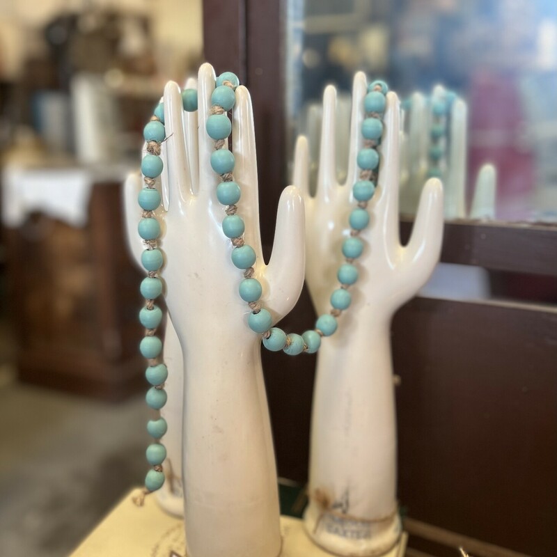 Bright Teal Beads