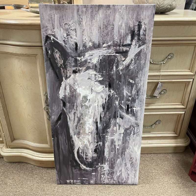Abstract Horse Canvas