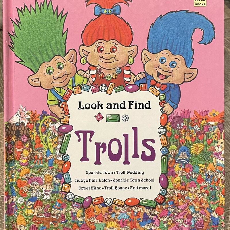 Look And Find Trolls, Mu;ti, Size: Hardcover
