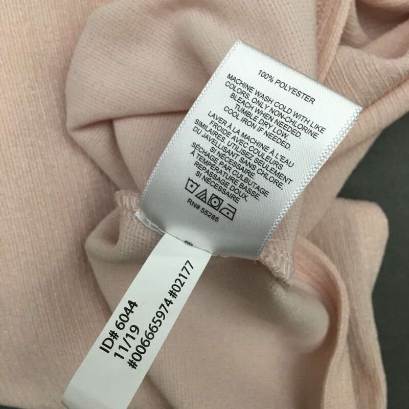 Express Pullover, Lt Pink, Size: SP<br />
Long Juliette sleeves, square neckline, 100% polyester textured stretch material, machine wash cold, tumble low.<br />
6.8 oz