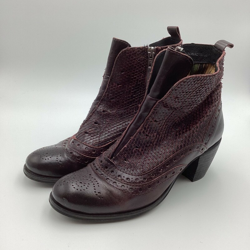 Brogued Ankle Boots
