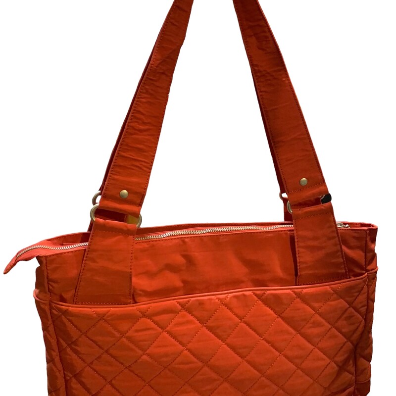 Baggallini Large Tote, Color Grapefruit, LIKE NEW