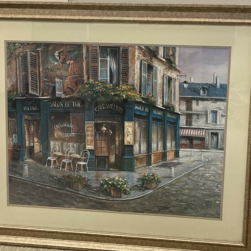 Montmartre Cafe Print | Heirloom Consignment