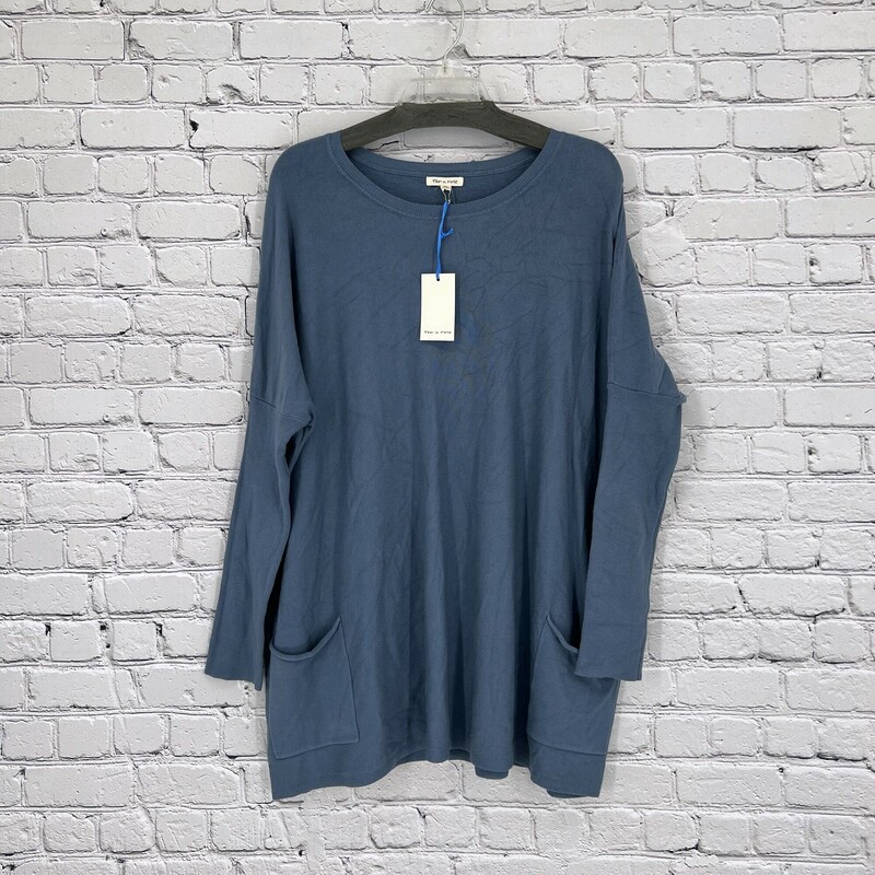 Tea N Rose Sweater NWT, Blue, Size: Large