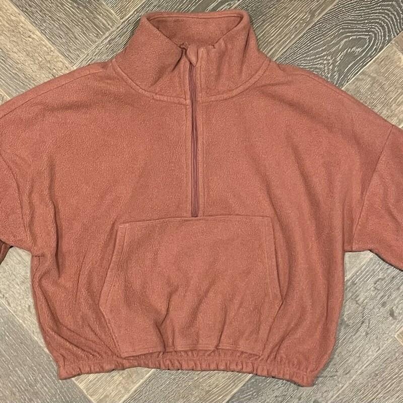 Old Navy Cropped Sweatshirt, Rust, Size: 8Y