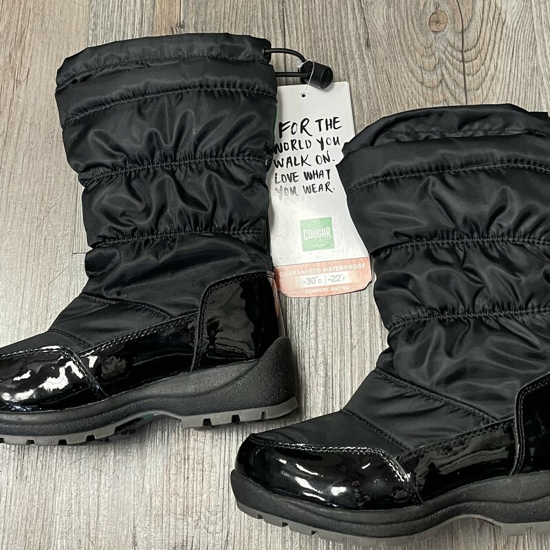 Cougar Winter Boots, Black, Size: 11Y
NEW With Tag