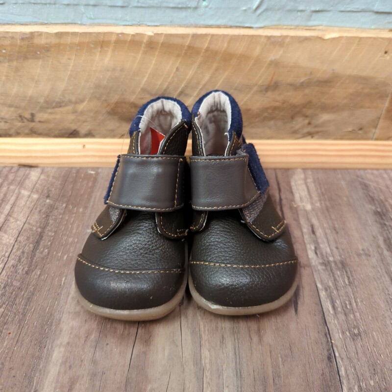 SeeKaiRun Baby Hi Tops, Navy, Size: Shoes 4.5