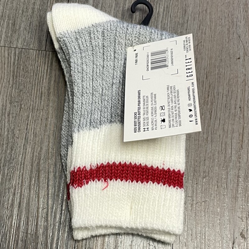 GN Boot Sock, Grey, Size: 3-6 Shoe
NEW!
Red Stripe Ankle