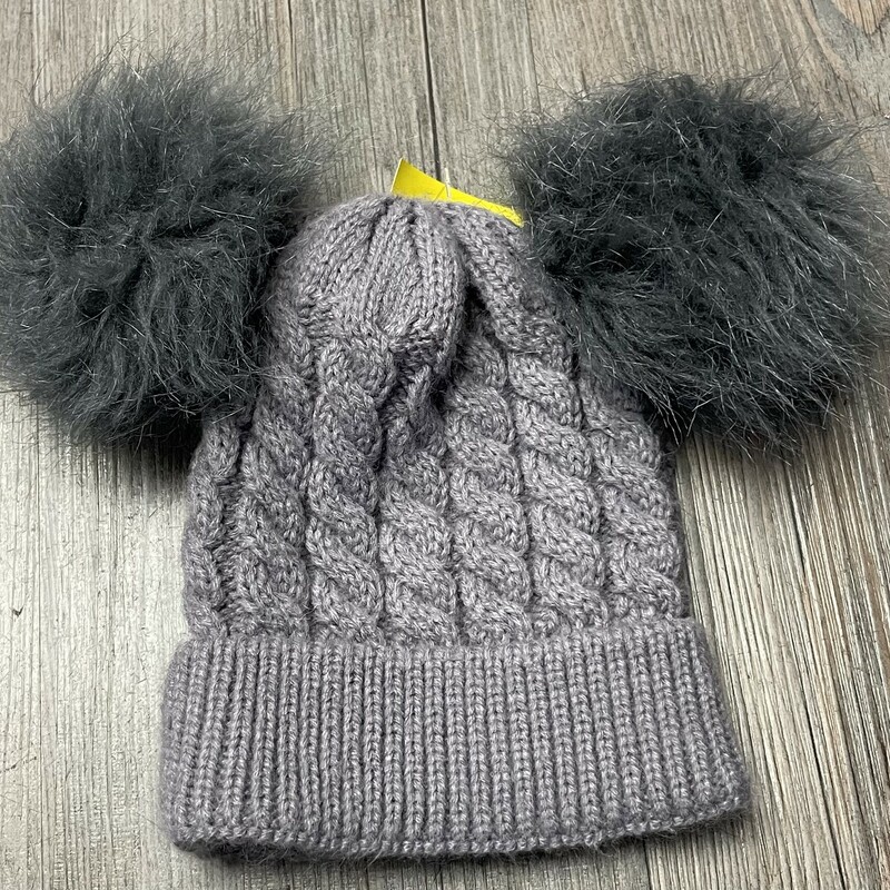 Knit Hat, Grey, Size: 12-18M