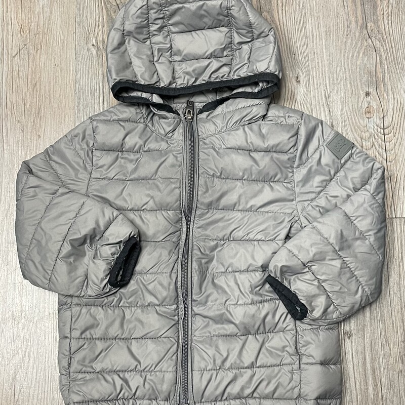 Gap Puffer Jacket, Grey, Size: 3Y