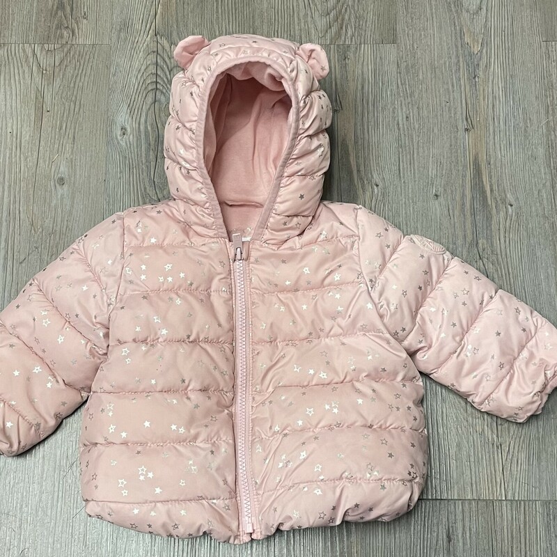 Gap Puffer Jacket, Pink, Size: 12-18M