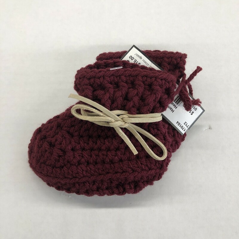 Heathers Hobby Shop, Size: 3-6m, Item: Booties