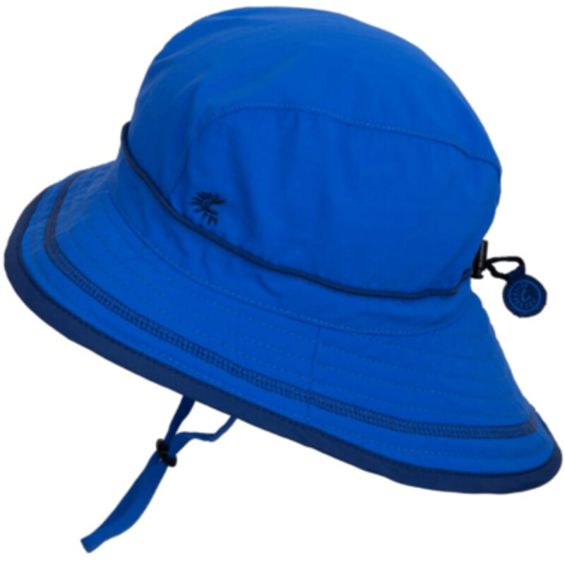 QuickDry Bucket Hat 5+ B, Blue, Size: Outerwear

100% Nylon
Ultimate UV Protection of 50+
Adjustable Crown Keeps Hat On
Extra Wide Brim on Back
Adjustable & Removable Chin Straps
Light Weight