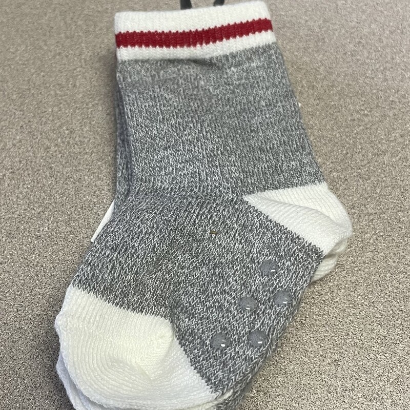 GN Toddler Boot Socks, Grey/Red, Size: 5-8 Shoe
2 Pairs
NEW!